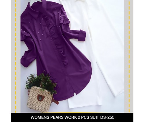 Womens Pears Work 2 Pcs Suit DS-255